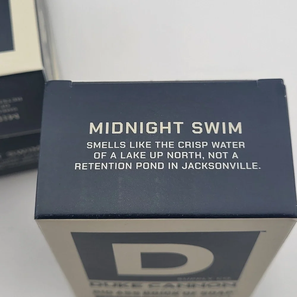 Lot of 3 Duke Cannon Midnight Swim Half Ration Brick‎ of Soap 4.5oz